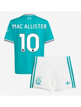 Billige Liverpool Alexis Mac Allister #10 Tredjedraktsett Barn 2025-26 Kortermet (+ Korte bukser)